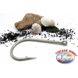 10 Mustad-cod. 7691 tamaño 18/0 Hecho en Noruega.FC.B42h