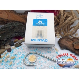 MUSTAD Serie 7694 Tamaño 12/0 pack de 10 con el enganche. FC.A573