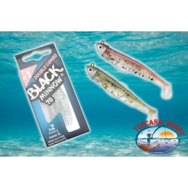 El Black Minnow 70 Fiiish Doble Combinado de Costa de 3 gr tamaño 1