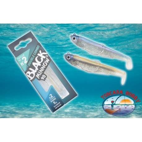 Double Combo Black Minnow 90 Fiiish Combos Shore 5 gr 