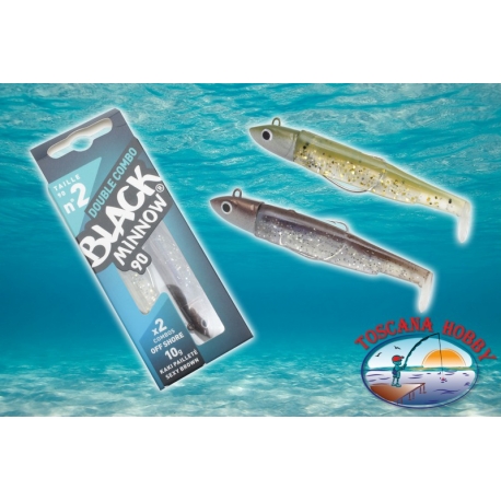 Double Combo Black Minnow 90 Fiiish Combos Off Shore 10 gr