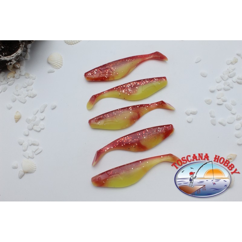 Fishing Baits (Zoom soft plastic baits) (5 Packages) 