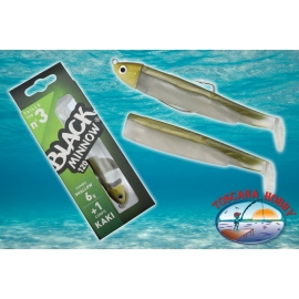 Cebo de Silicona Black Minnow 120 Fiiish Combos Superficial 6gr (BM639) BM.3A