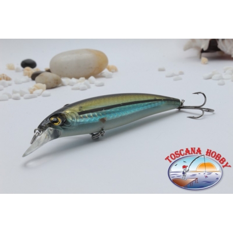 Minnow Viper tipo Rapala 10 cm-14gr Flotante col. el oro de la luz blueAR.409