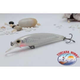 Minnow Viper tipo Rapala 10 cm-14gr Flotante col. blanco.AR.414