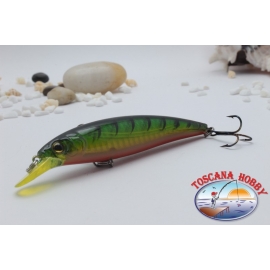 Minnow Viper tipo Rapala 10 cm-14gr Flotante col. naranja verde.AR.427