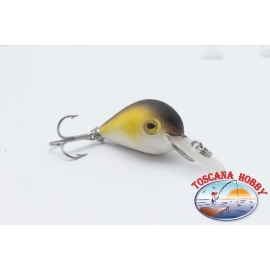 Viper Micro Minow 2,5 cm-2,67 gr Sinking col. satinato yellow white.AR.527