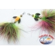 Yo-Zuri Corky Marabou Spinners Firetiger größe 8 Y246-FT.FC.T49