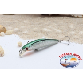 Artificial Minnow VIPER 6.5 cm - 4,75 gr. Floating, color: green and silver.AR.653