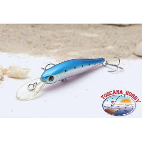 Artificiale Minnow VIPER, 7 cm - 5,20 gr. Floating, col: blue & silver.AR.673