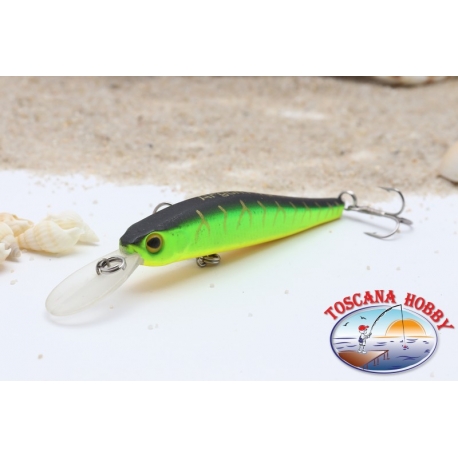 Artificial Minnow VIPER, 7 cm - 5,90 gr. Sinking, with: - tiger green.AR.678