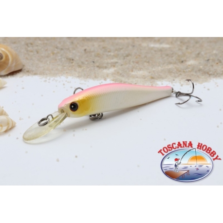 Artificiale Minnow VIPER, 7 cm - 6 gr. Sinking, col: white pink.AR.701