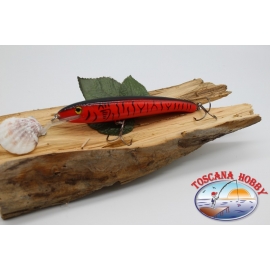 Künstliche Minno IV Viper Stil Rapala, 15cm-27gr. rot gestreift.  FC.V77