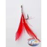 Granpescatore. Me encantan las plumas de las partes. Pluma roja 14.CB