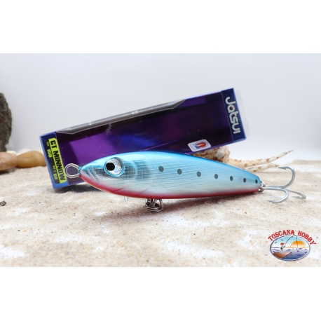 Leurres artificiels JATSUI GT Minnow 15 cm, 60 grammes de Bleu Sardine Rouge Ventre