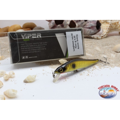 Artificial lures Viper, Spinning by 8 cm, 6 g, Sinking