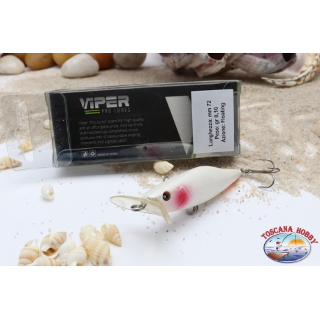 Leurres artificiels de Vipère, type Popper, 7.2 cm, 8,1 g, Flottant