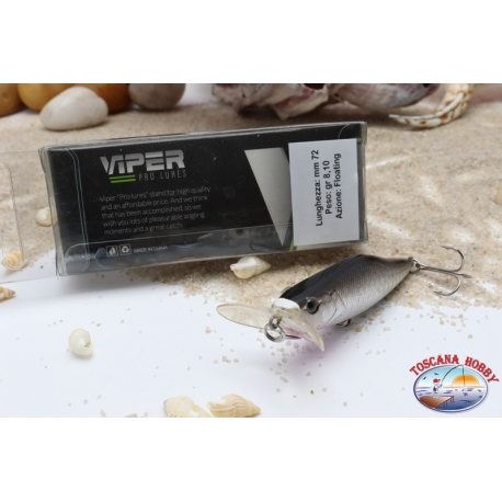 Artificial lures Viper, type Popper, 7.2 cm, 8,1 g, Floating