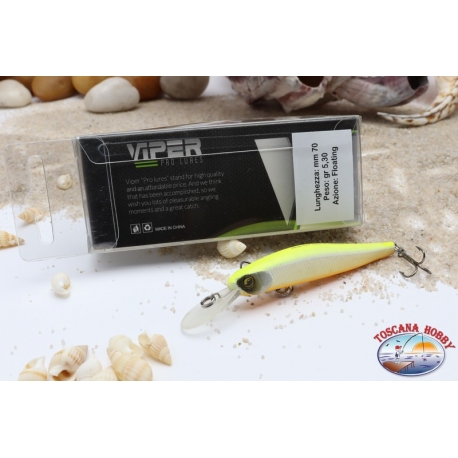 Leurres de Vipère, de type Minnow, 7 cm, 5,3 g, Flottant