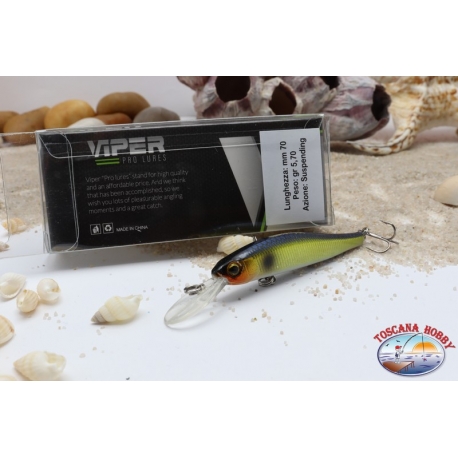 Leurres de Vipère, de type Minnow, 7 cm, 5,7 g, Suspension