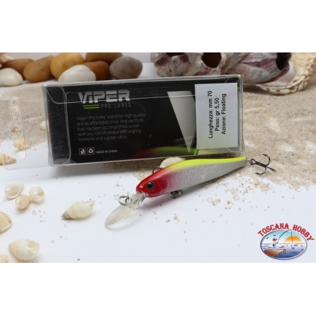 Esche Artificiali Viper, tipo Minnow, 7 cm, 5,5 gr, Suspending