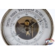 Aneroid barometer vintage, the beginning of XX century, detail and glass