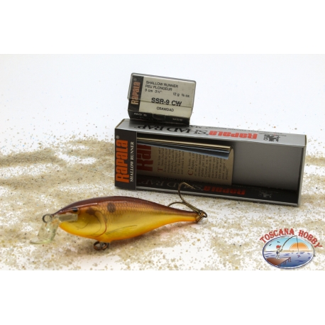 Cebo artificial Rapala Shad Rap Corredor superficial SSR-9, 9 cm 12 gr SSR - 9 CW