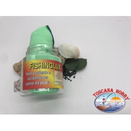 Panno pulente, lucidante e lubrificante, per Canne da Pesca "Fishinglux" ST.75