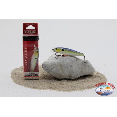 Artificial bait Yo-Zuri 3DS Minnow 70mm 7gr Suspending 