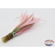 Leurres de pêche à la traîne: kalice octopus + plume + brill 12 cm Tête faite main-couleur W3