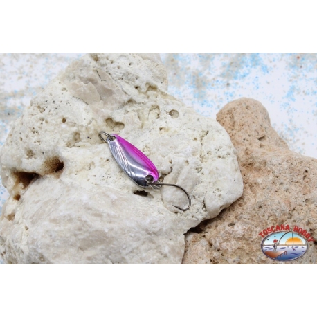 Cucchiaino Ondulante Trout Area - Spoon gr. 2,5 - cm 2.8 - Argento/Viola