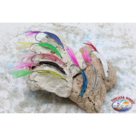 Craft hook for 4.5 cm coastal trolling with feathers R. 508