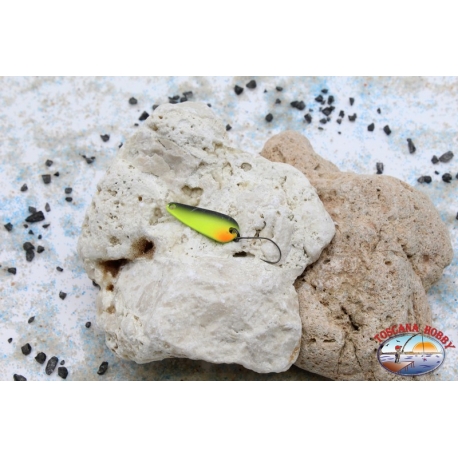 Cucchiaino Ondulante Trout Area - Spoon 2,8 gr - 3 cm - Giallo/Nero