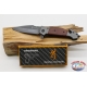 Browning hunting knife stainless steel and wood handle W25 China manufacturer