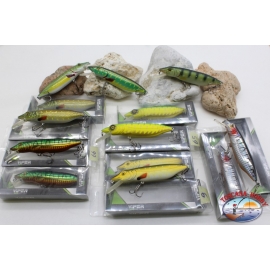 Künstliche Minnow 11cm Hecht-21gr Floating col. tappte FC.V433