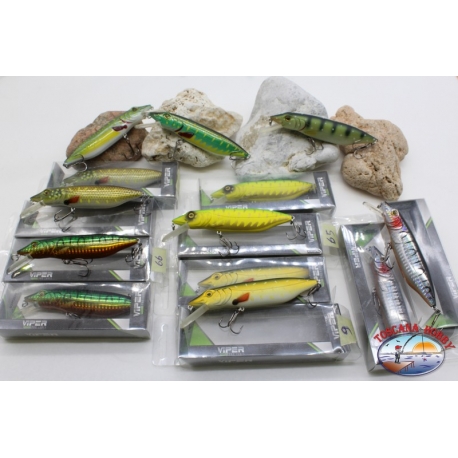 Künstliche Minnow 11cm Hecht-21gr Floating col. tappte FC.V433