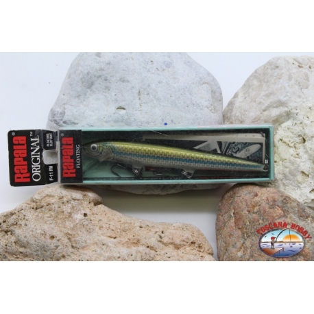 Cebo artificial Rapala Flo pintado flotante F11 Fh 11cm 6g-vista previa