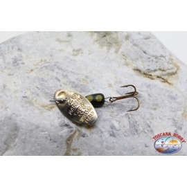 Cuchara de pesca giratoria Pantera Martin craft con gancho triple 2gr