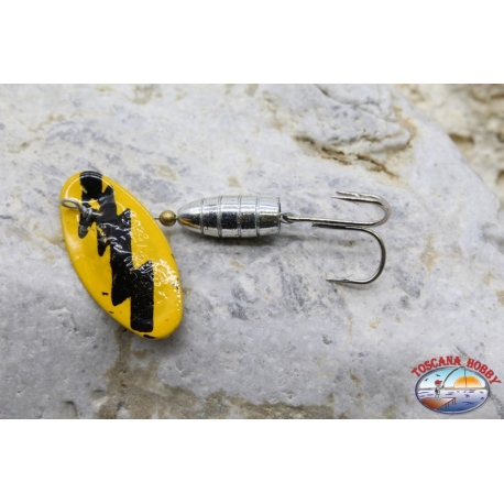 Cuchara de pesca giratoria Pantera Martin craft gancho triple 6gr