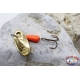 Cuchara de pesca giratoria Pantera Martin craft gancho triple 12gr