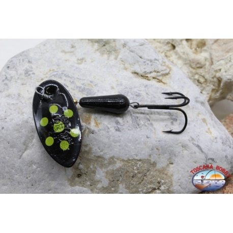 Fishing spoon rotating Panther Martin craft treble hook 15gr