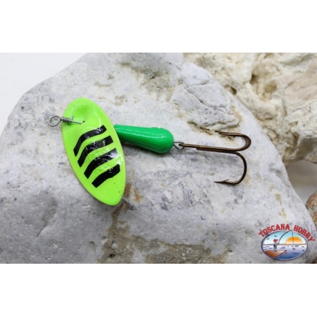 Cuchara de pesca giratoria Pantera Martin craft gancho triple 15gr