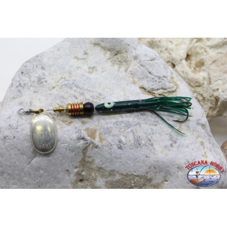 Fishing spoon rotating Moth craft treble hook Octopus 1GR