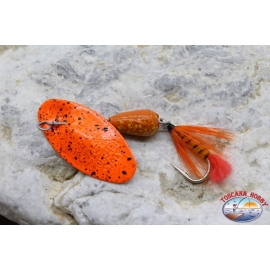 Cuchara de pesca giratoria Pantera Martin anzuelo artesanal con plumas 4GR