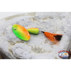 Cuchara de pesca giratoria Pantera Martin craft anzuelo emplumado 6gr