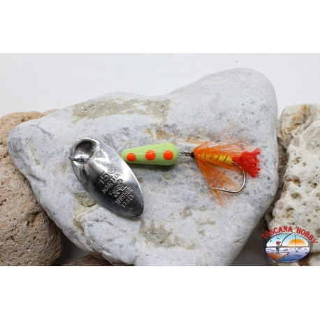 Rotating fishing spoon Panther Martin craft fishhook feathered 15gr