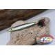 Esca metallica JIG, 18gr-6cm, con ancoretta piumata, silver black