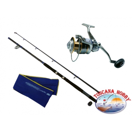 Canna DIP Dyna Big Fish Misura 2,40 m + Mulinello ALCEDO MAG III 8008