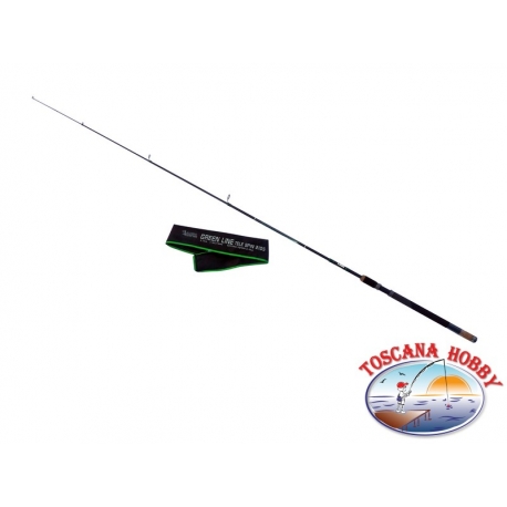 Spinning fishing rod ALCEDO Green Line Tele Spin 2105