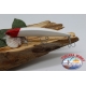 Artificiale Minnow Jerk 3 ancorette 13cm-18,5gr Floating col.testa rossa FC.V381